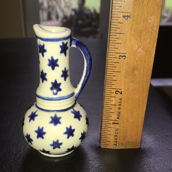 Boleslawiec small Polish pottery vase - Picture 4 of 5